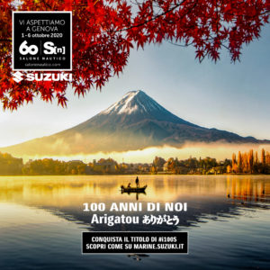 100 anni di Suzuki al #SaloneNautico di Genova 2020:  senza di te non saremmo noi