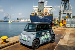 CITROËN AMI 100% ËLECTRIC ENTRA NELLA FLOTTA DEL CANTIERE NAVALE SAN GIORGIO DEL PORTO A GENOVA